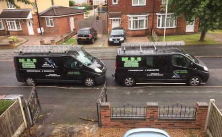 MDS Window Cleaning Services Vans